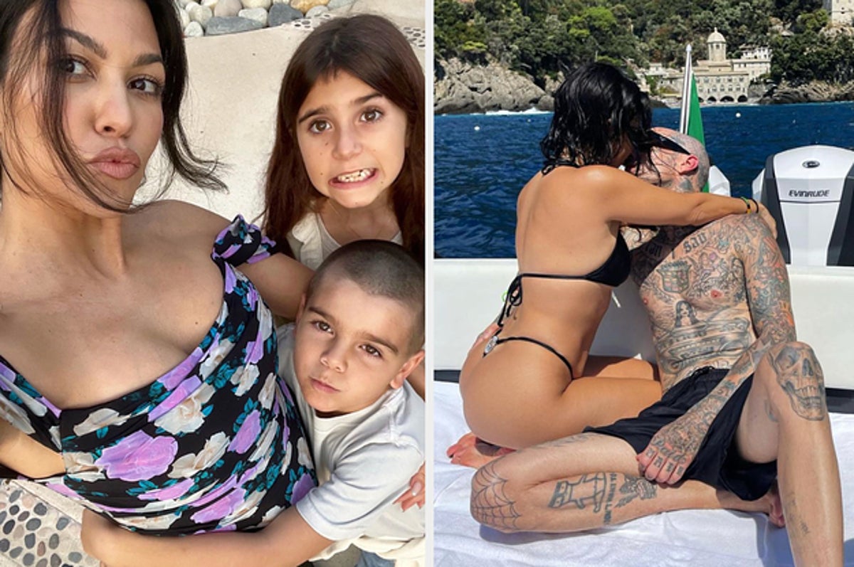 Kourtney Kardashian, Travis Barker Feel “Guilty” On Trips Without Their Kids