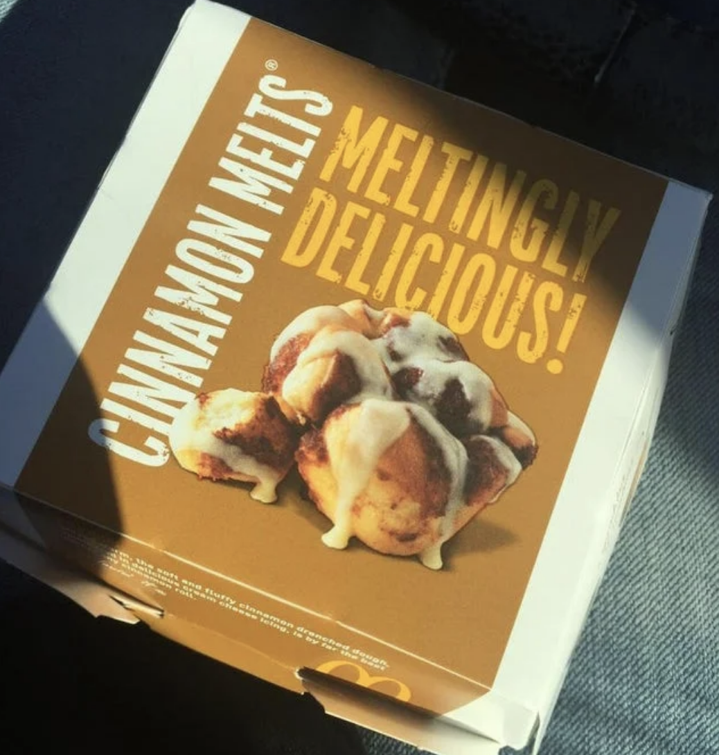 A pack of Cinnamon Melts, &quot;meltingly delicious!&quot;