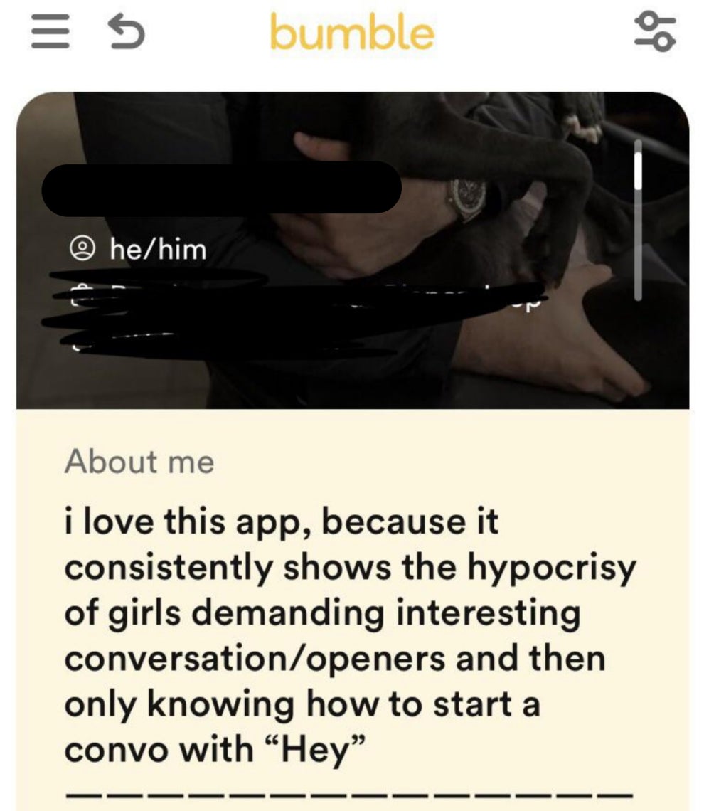 I mean - why would you include these details in a first conversation with  someone you're trying to date?? 🤦🏽‍♀️ (so sorry it's Hinge!) : r/Bumble