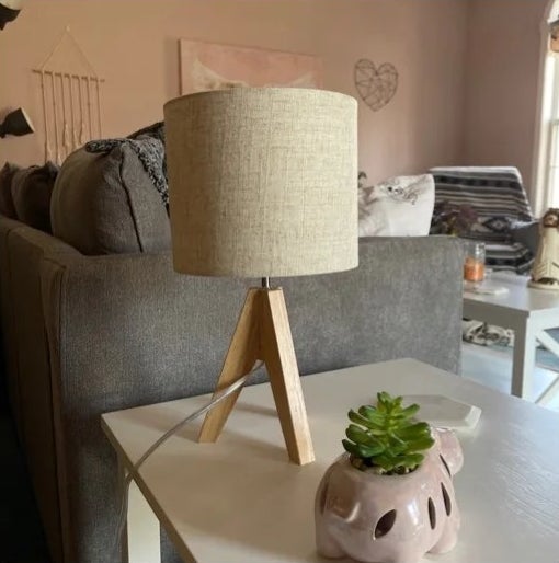 Reviewer&#x27;s photo of one of the lamps