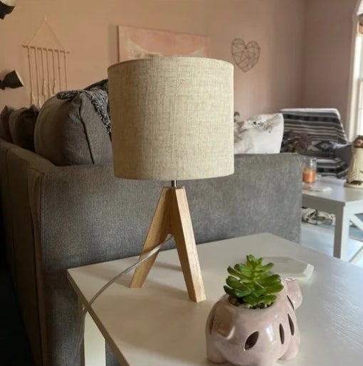 Reviewer&#x27;s photo of one of the lamps