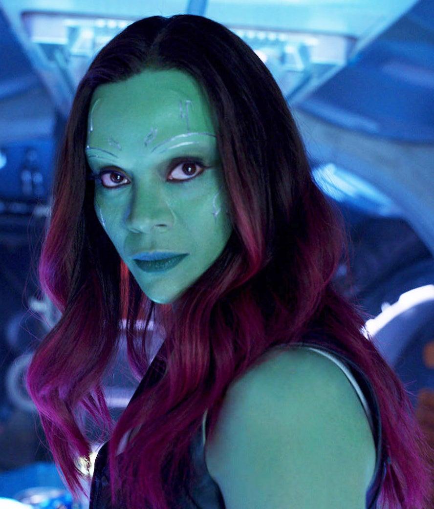 Zoe Saldaña in Guardians of the Galaxy Vol. 2