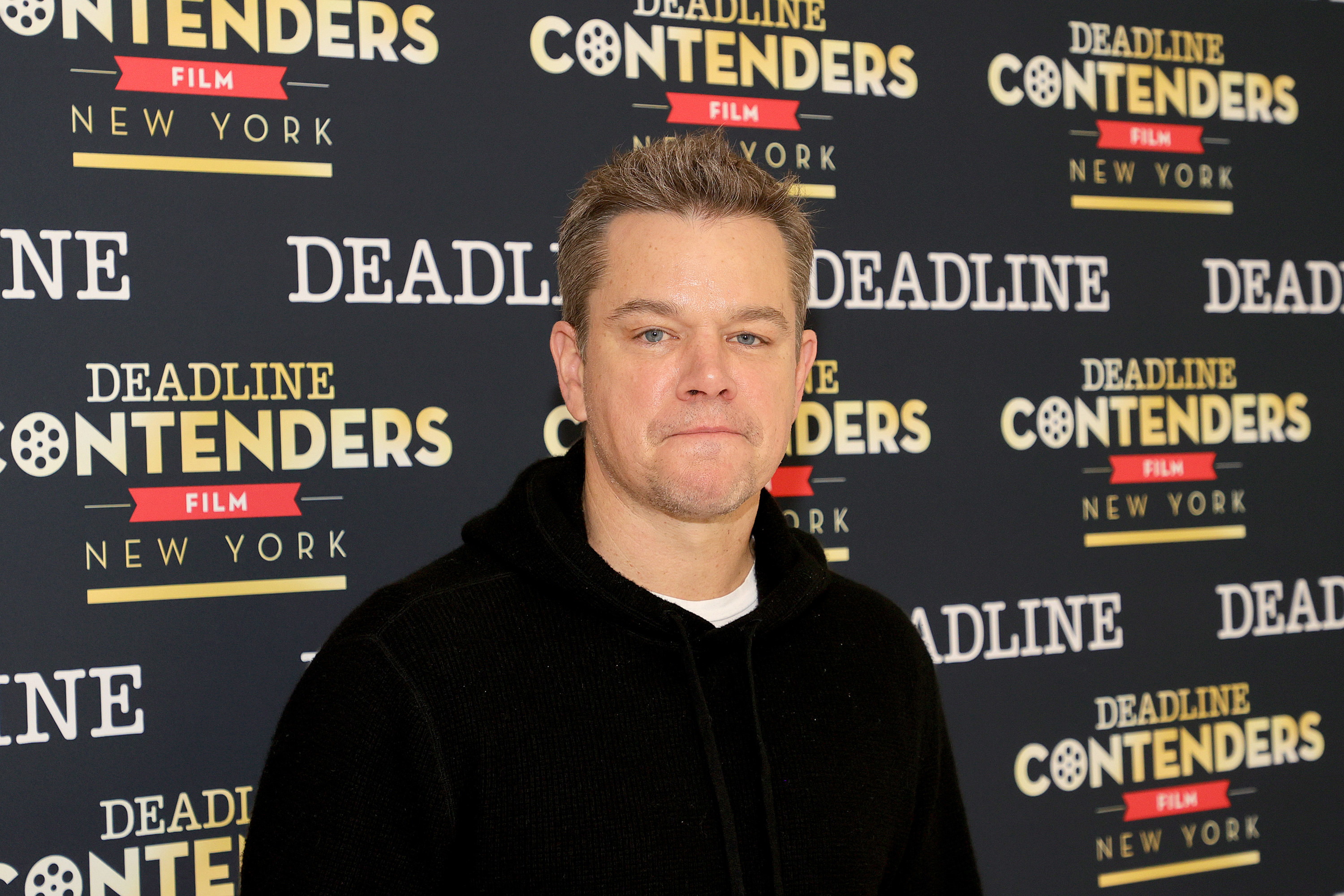 Actor Matt Damon from Focus Features&#x27; &quot;Stillwater&quot; attends Deadline Contenders Film: New York on December 04, 2021