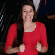 a gif of a person excitedly clapping