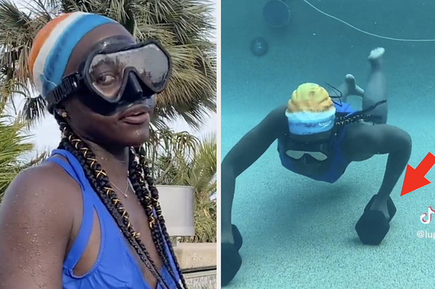Lupita Nyong'o Posted A Video Of Her Training To Swim In "Wakanda Forever," And It's Satisfying And Terrifying At The Same Time