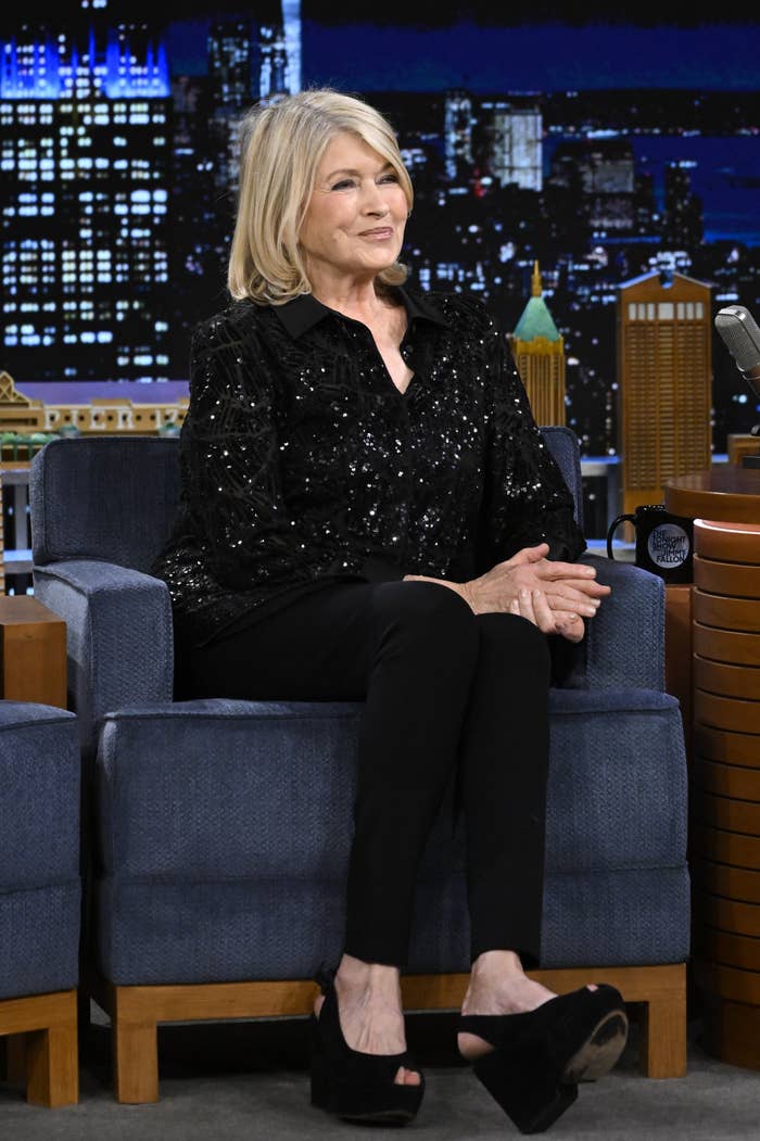 Closeup of Martha Stewart