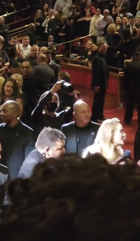 Adele in the crowd