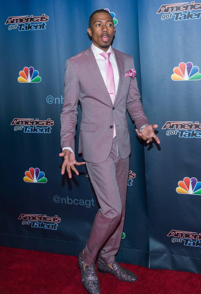 Nick Cannon on the red carpet