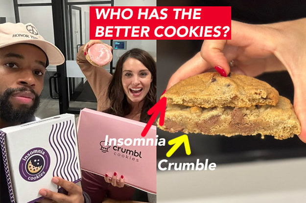Crumbl Cookies Are All The Rage Right Now, But Some People Say Insomnia Cookies Are Way Better. We Tasted Them Both To Find The Ultimate Winner