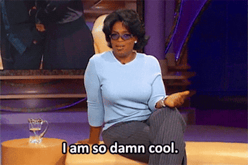 Oprah saying &quot;I am so damn cool&quot; on &quot;The Oprah Winfrey Show&quot;