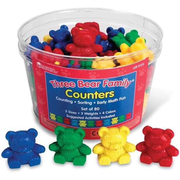 photo of the counting bears classroom tool