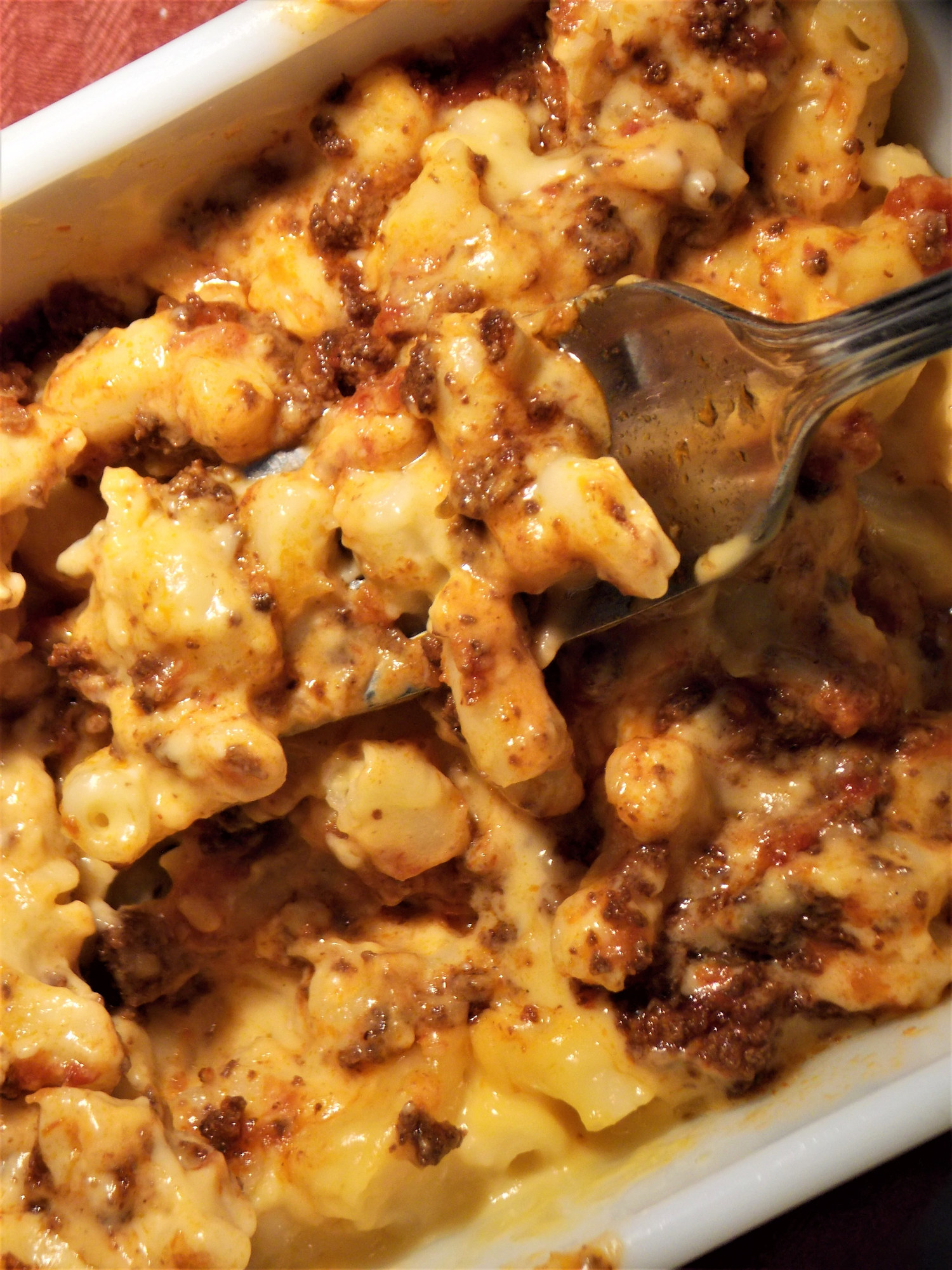 Baked mac &#x27;n&#x27; cheese.