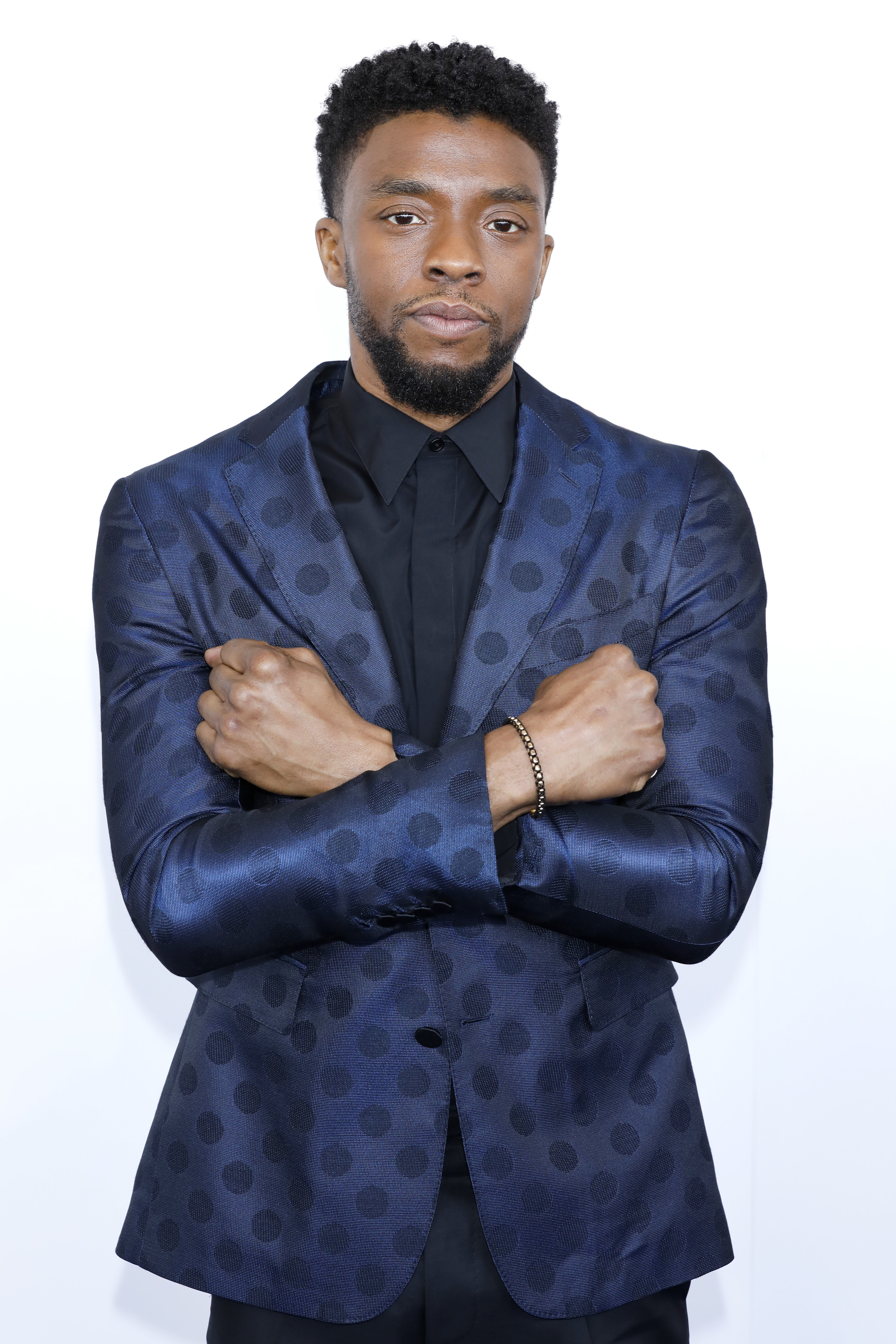 Chadwick Boseman photographed at the 2018 Film Independent Spirit Awards
