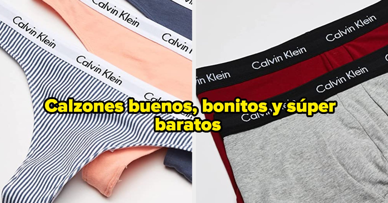 Descuentos del buen fin en calzones Calvin Klein