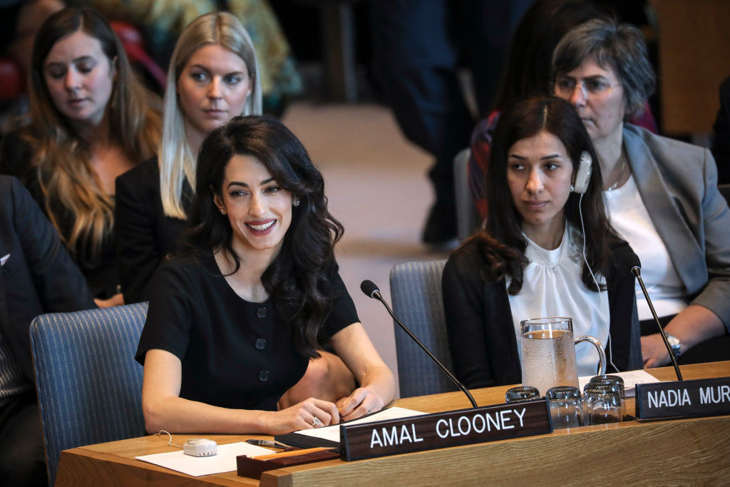 Amal Clooney in court