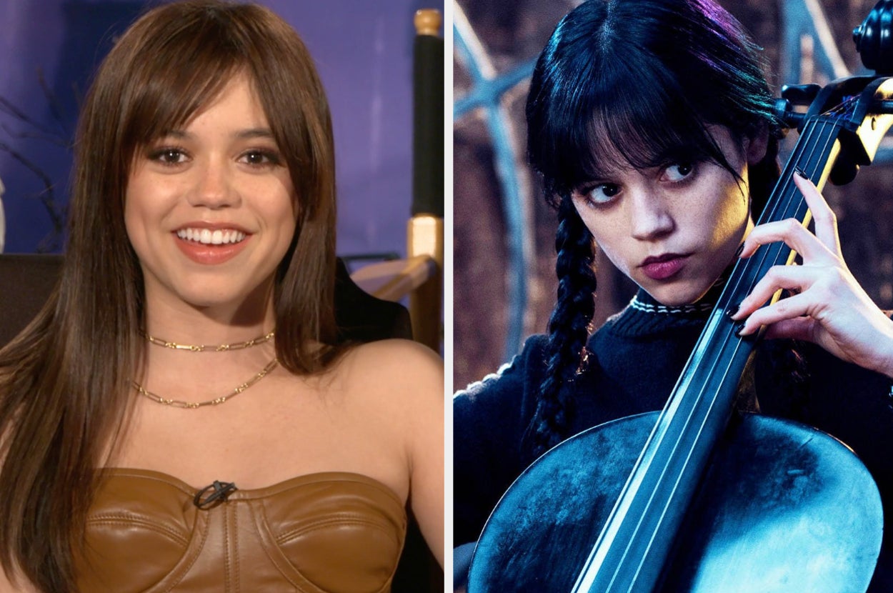 Jenna Ortega as Wednesday Addams
