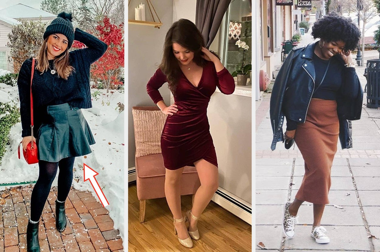 A split thumbnail of three people