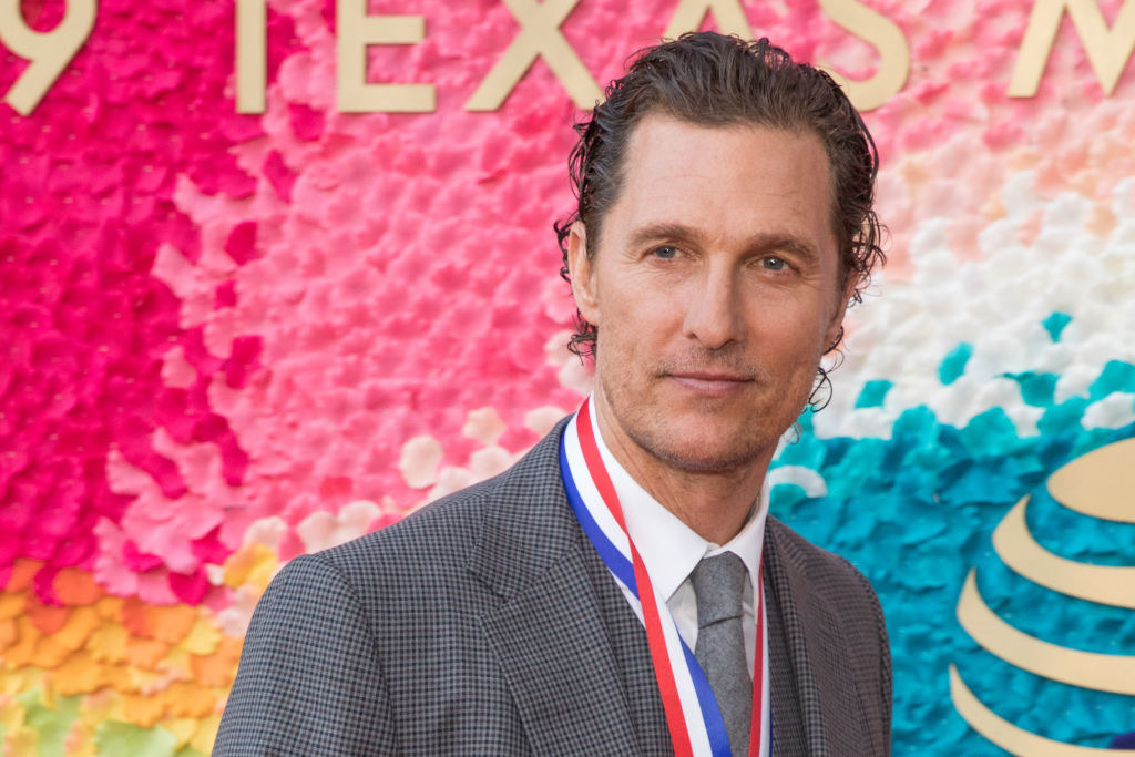 Closeup of Matthew McConaughey