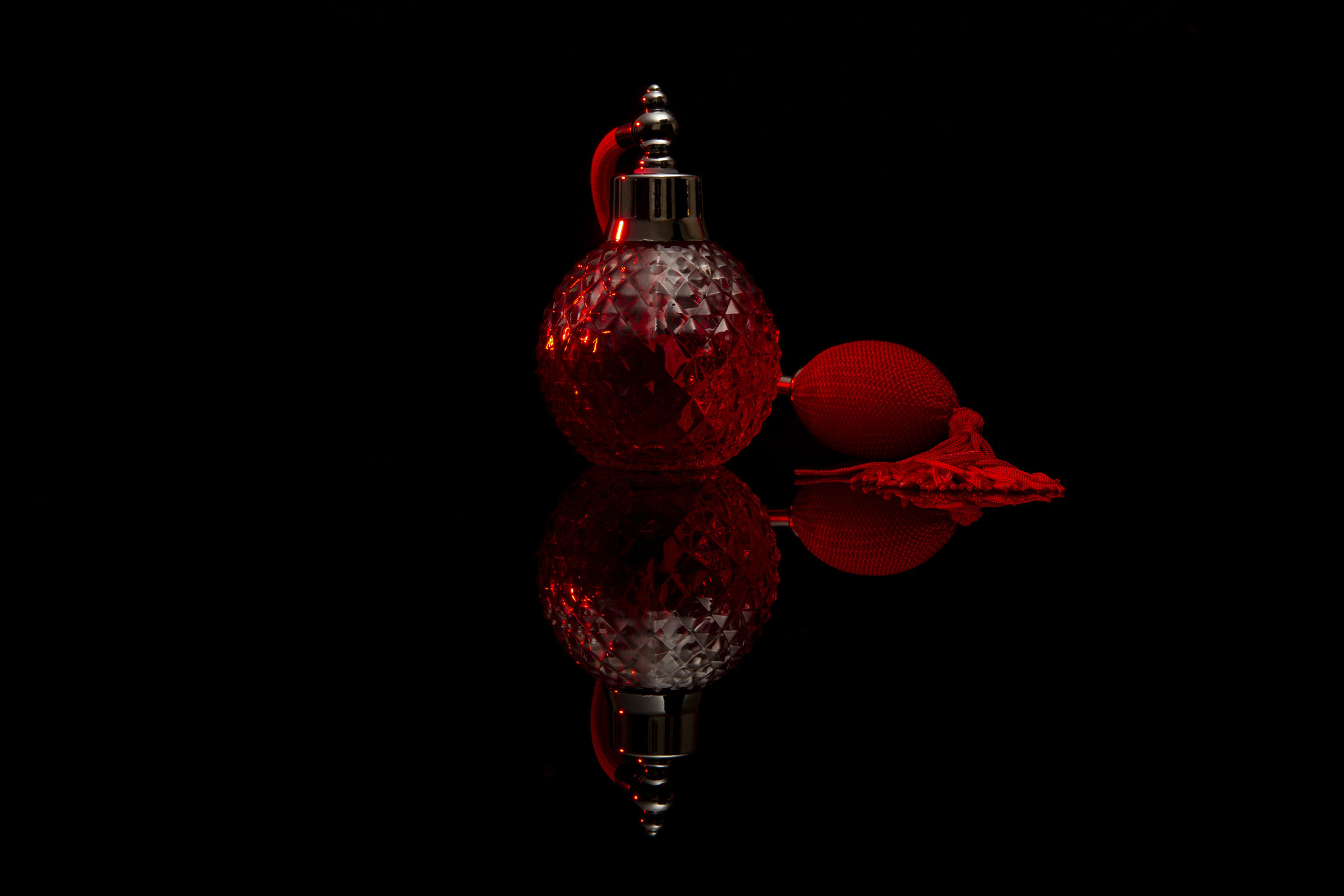 A perfume bottle