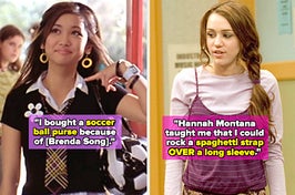 The absolute CHOKEHOLD the Disney Channel had on our fashion sense is both mortifying and hilarious.