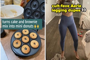 mini donut makers and leggings 
