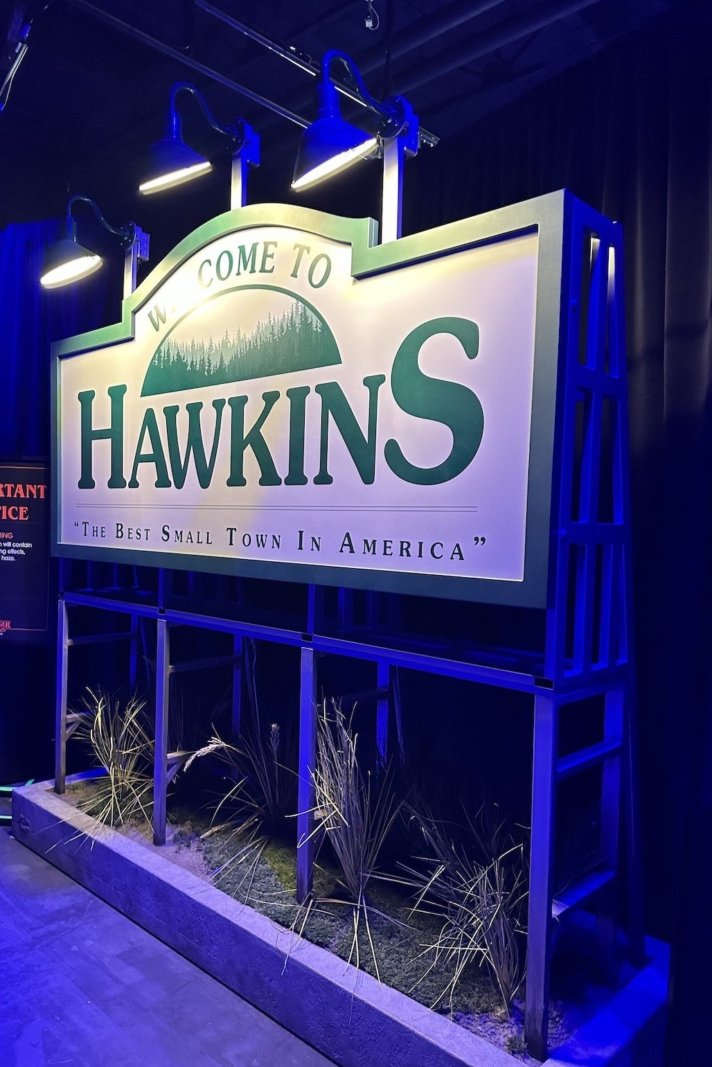 welcome to Hawkins sign