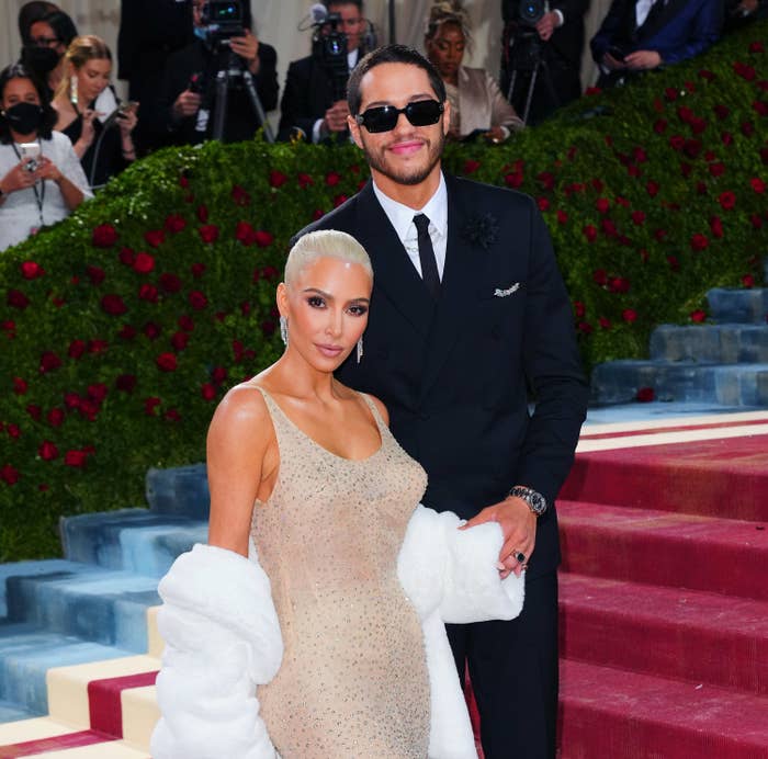 Kim and Pete at the Met Gala