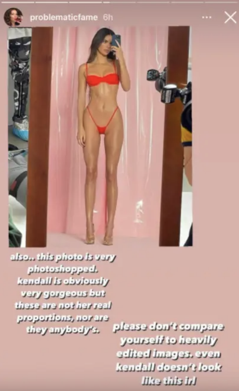 Kendall Jenner Accused Of Always Photoshopping Her Waist