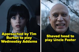 Fred Armisen said that he revealed that he actually shaved his head to play Uncle Fester because he "wanted to do it right."