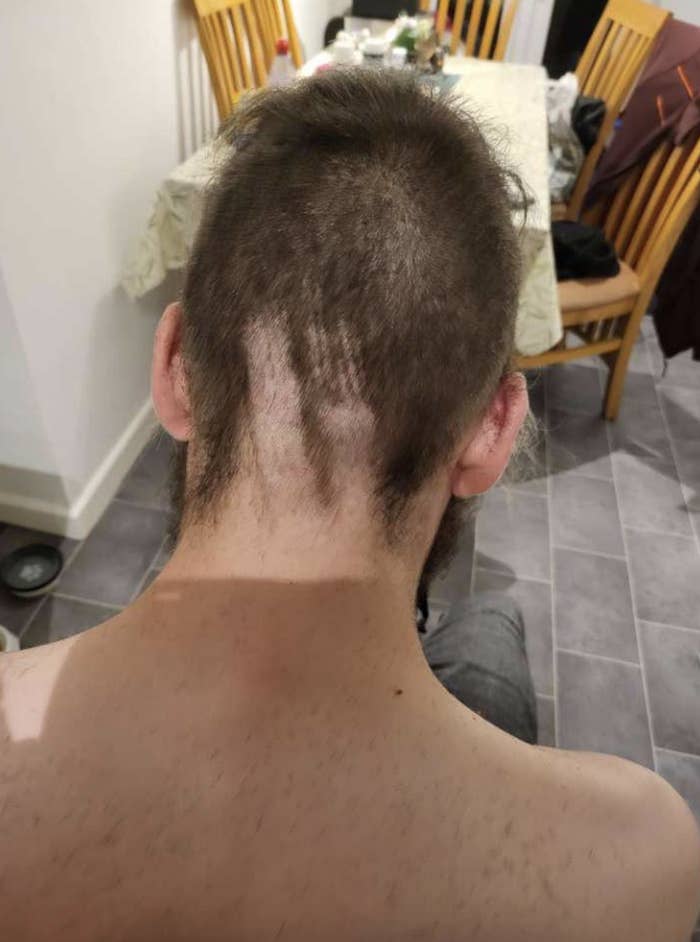 A man with a bad haircut