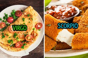 food and zodiac signs