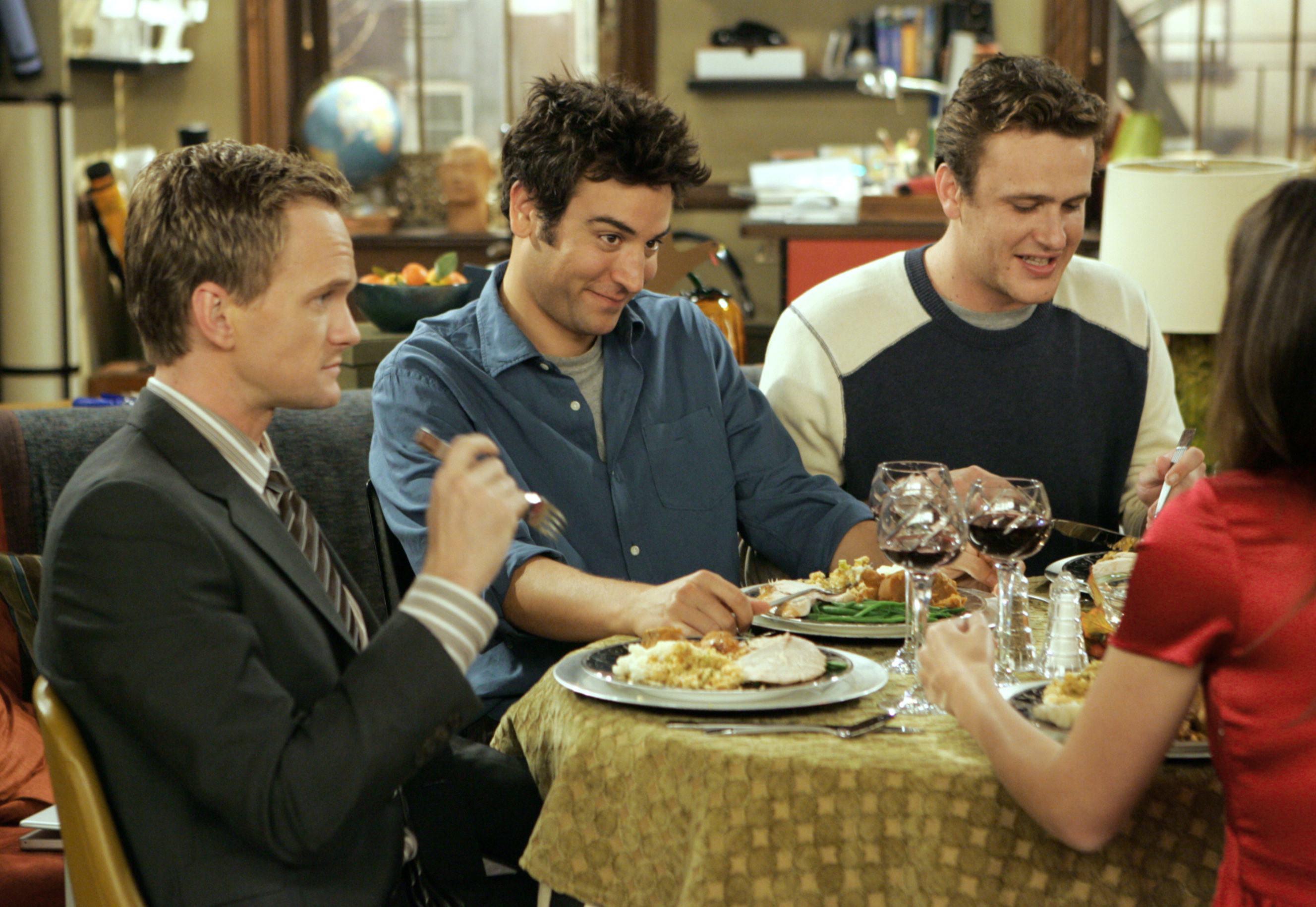 Neil Patrick Harris, Josh Radnor and Jason Segel in How I Met Your Mother