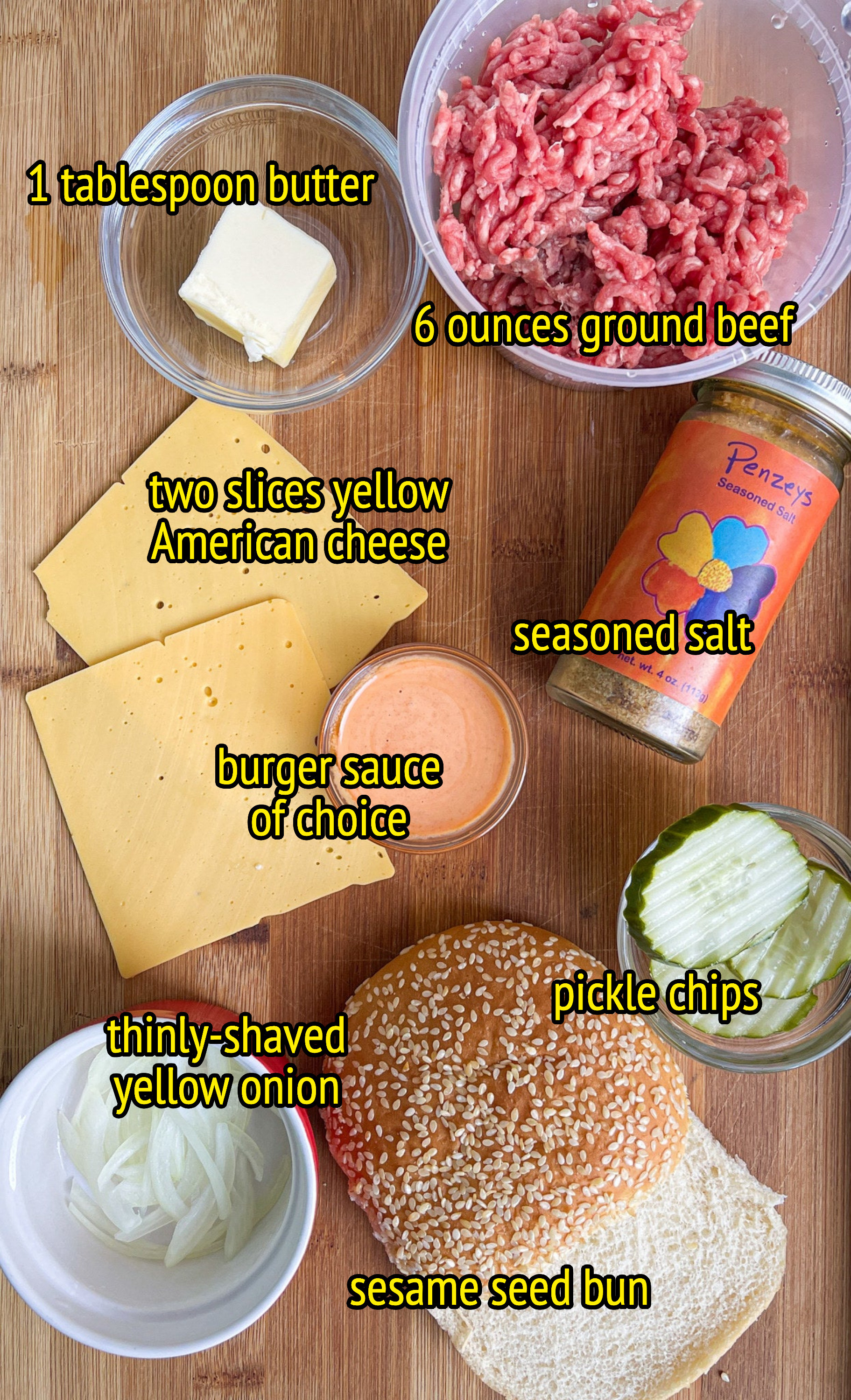 THE CHEESEBURGER' FROM THE MENU MOVIE