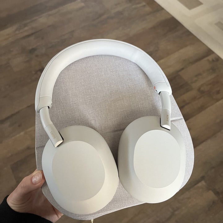 the headphones on top of the case