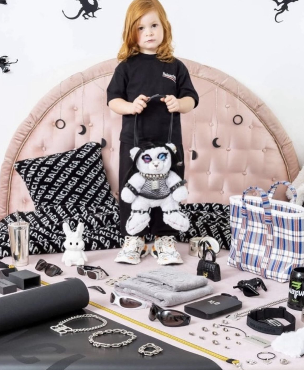 Balenciaga Apologized For A Photo Shoot That Included Kids Holding Bears In BDSM Gear picture photo