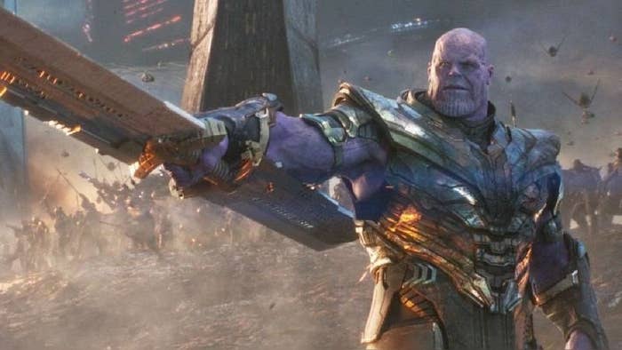 Escena de thanos en end game