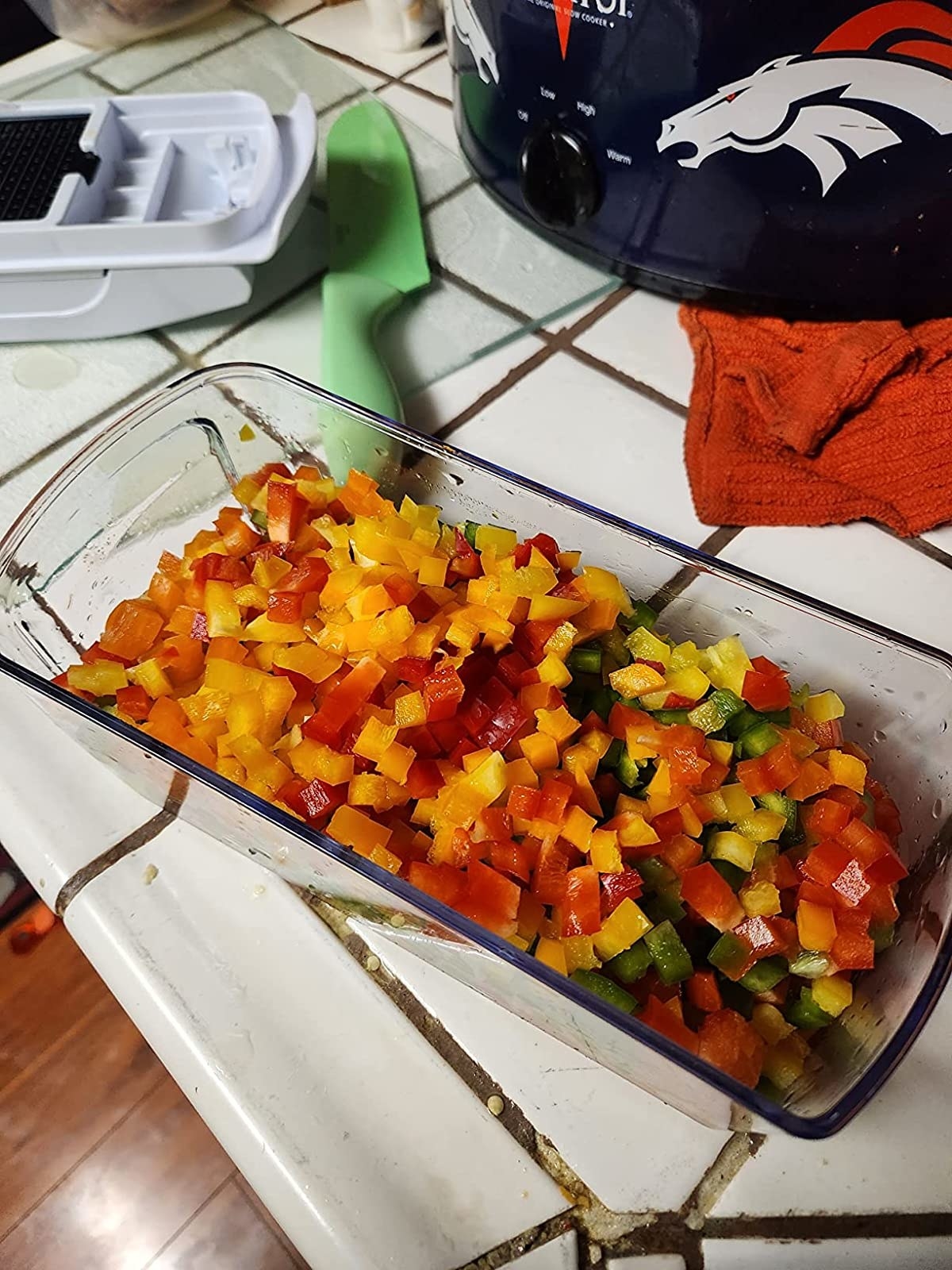 a reviewer&#x27;s chopped veggies