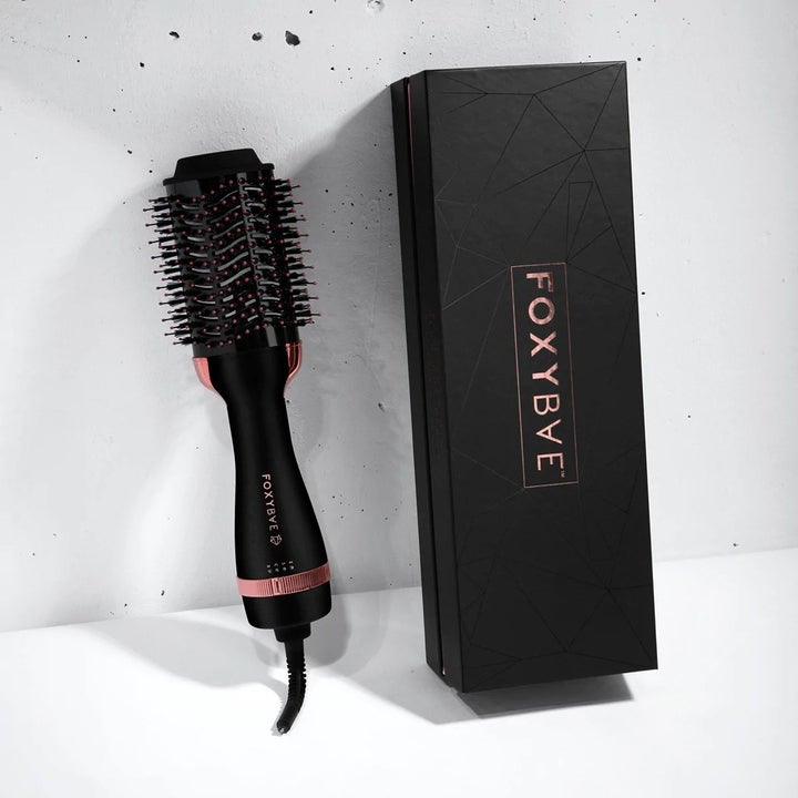 the Rose Gold Blowout Brush Pro