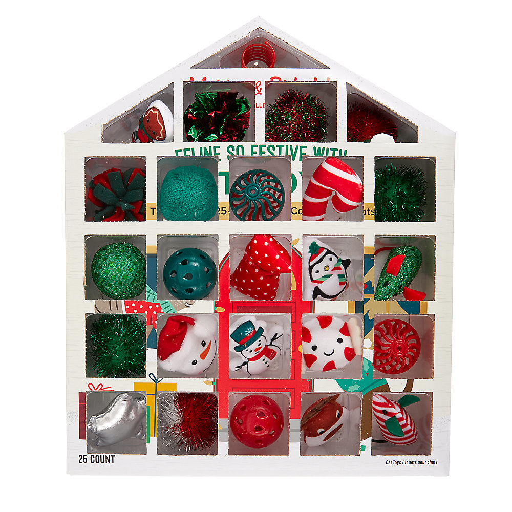 Merry &amp;amp; Bright™ Holiday 25-Day Toys Advent Calendar for Cats