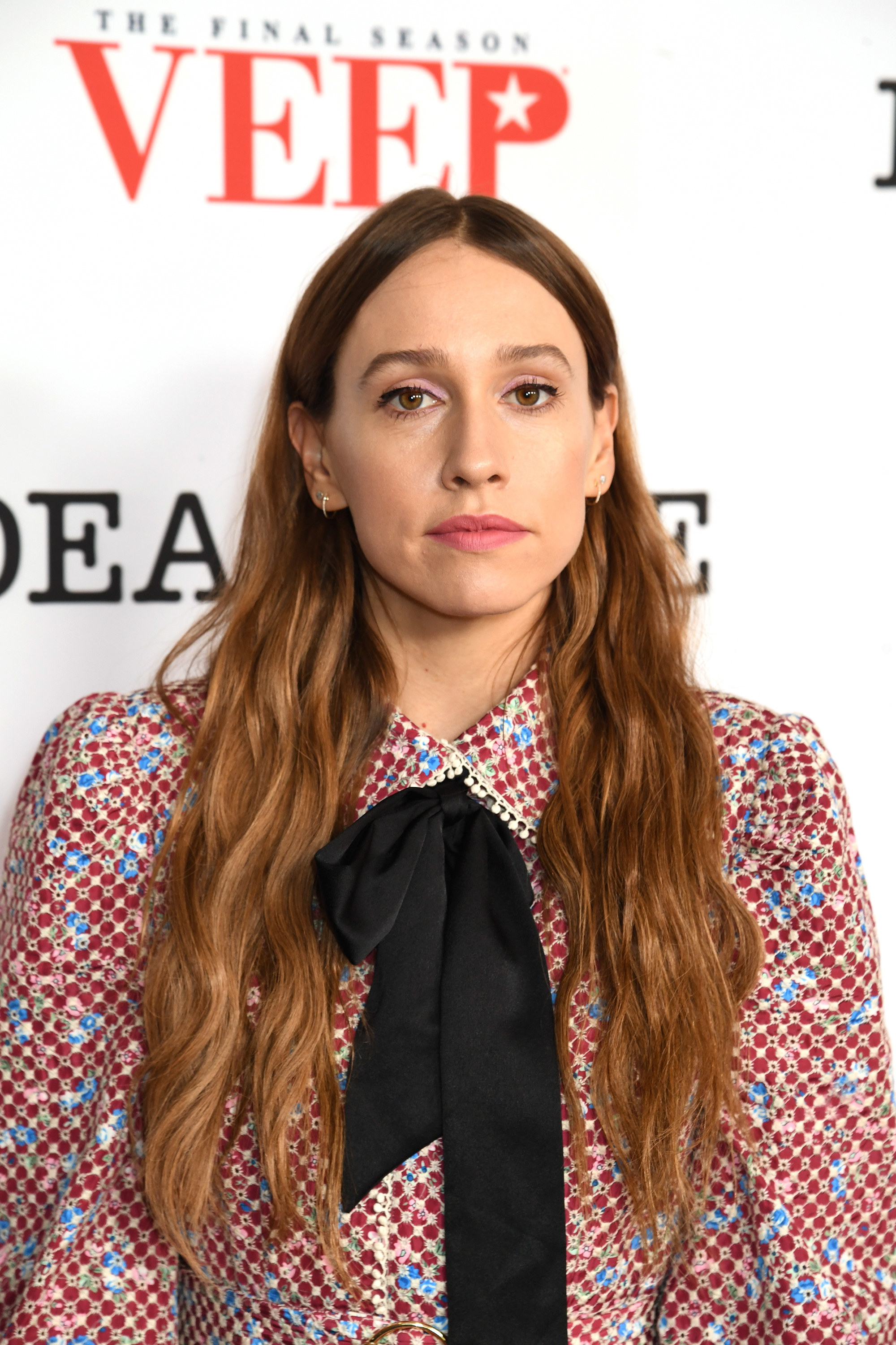 Sarah Sutherland attends HBO red carpet for &quot;VEEP&quot;
