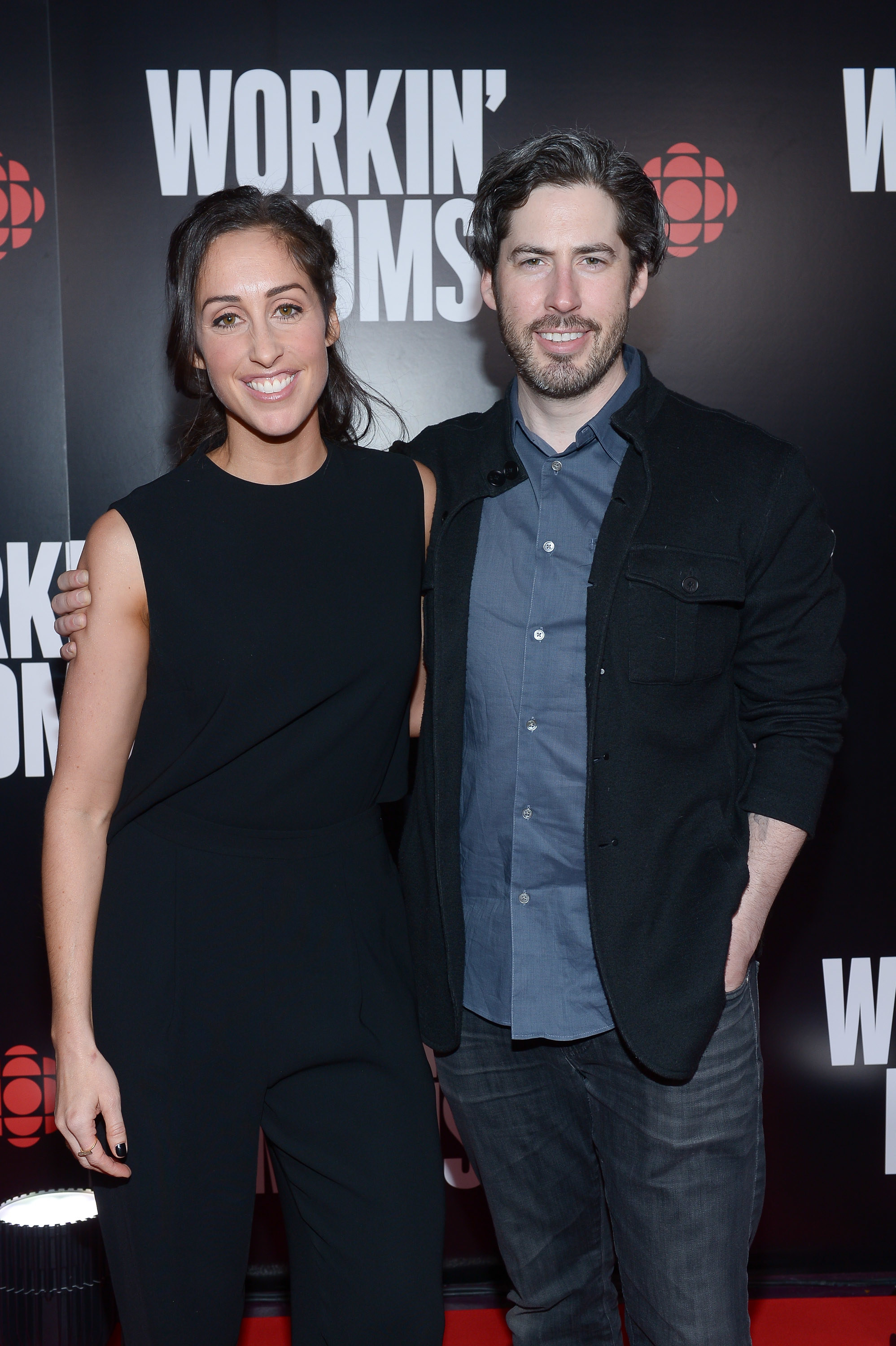 Creator, showrunner and star Catherine Reitman and brother Jason Reitman attend the CBC world premiere VIP screening of &quot;Workin&#x27; Moms&quot; at TIFF Bell Lightbox