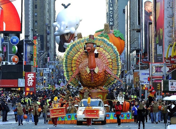 Tom Turkey leads the annual parade