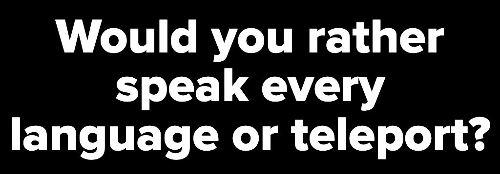 Take This Would You Rather Quiz If You're Bored