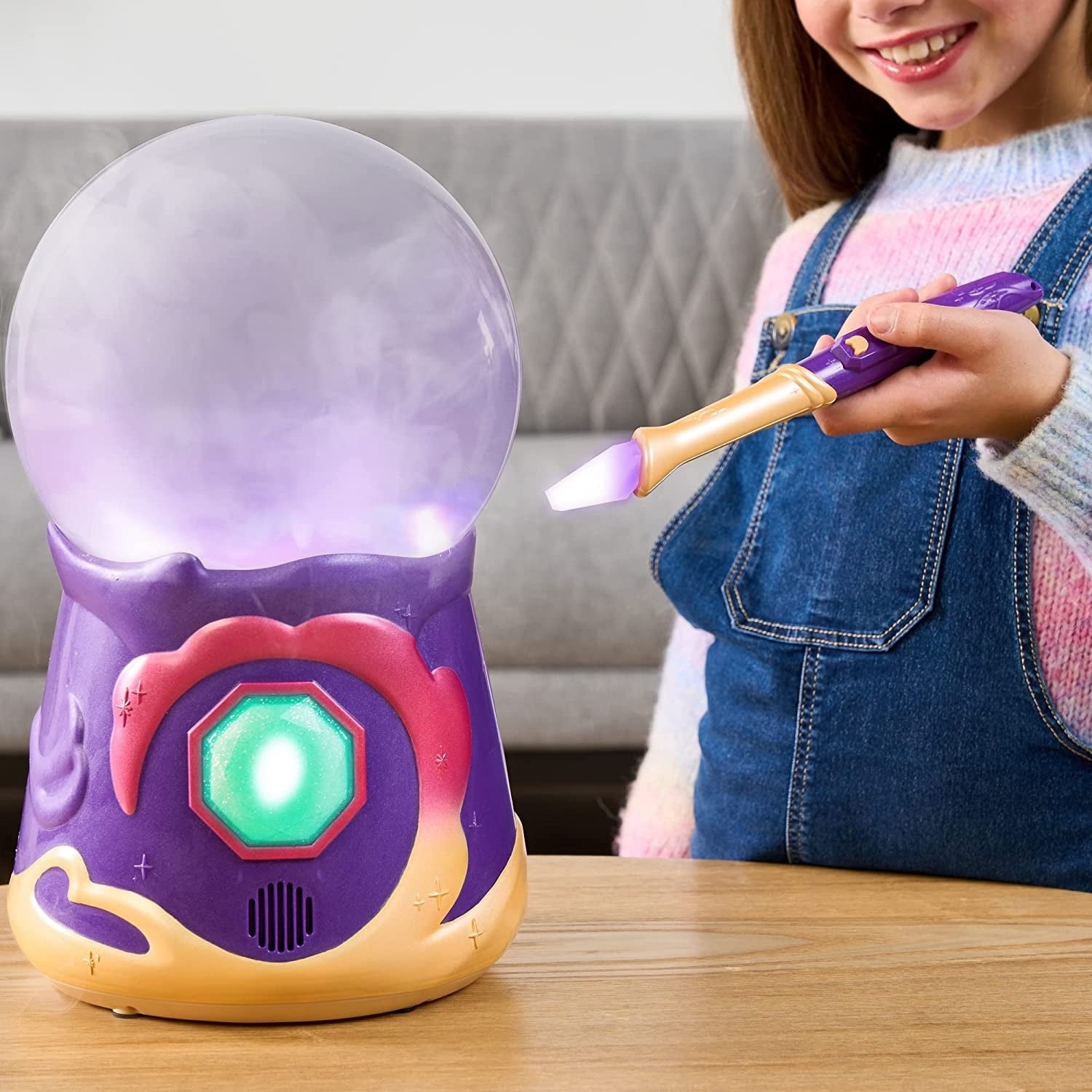 a child playing with the magic mixie