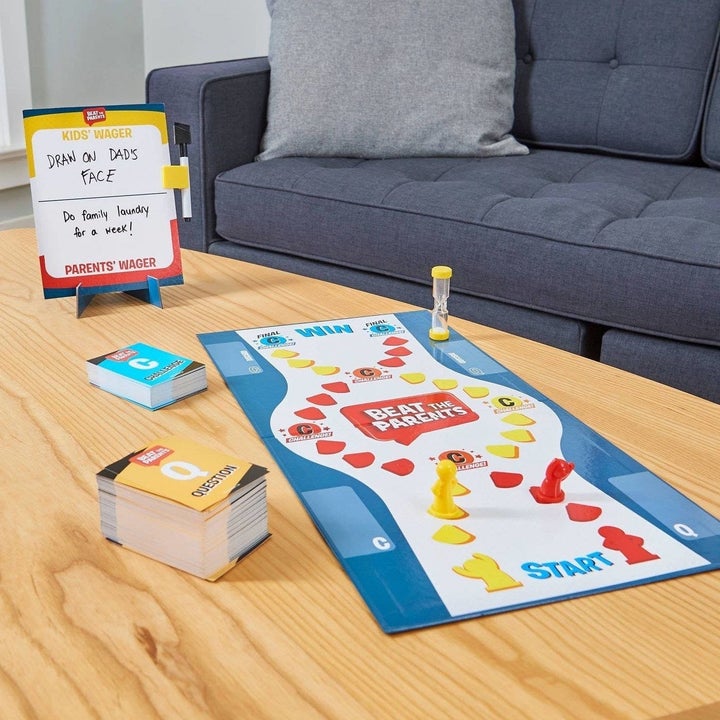 the game set up for play