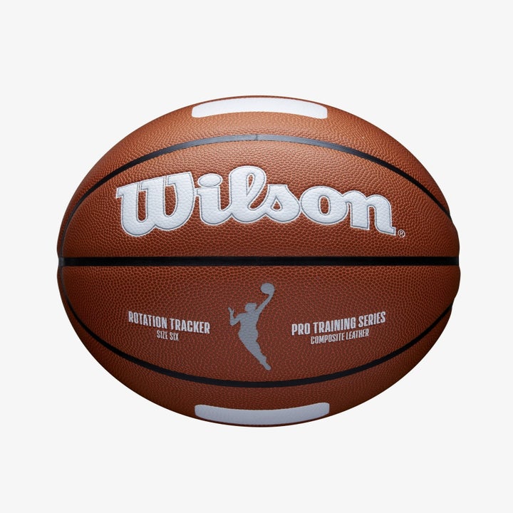 brown and white WNBA rotation tracker basketball