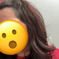 same reviewer with hair now straight and smooth