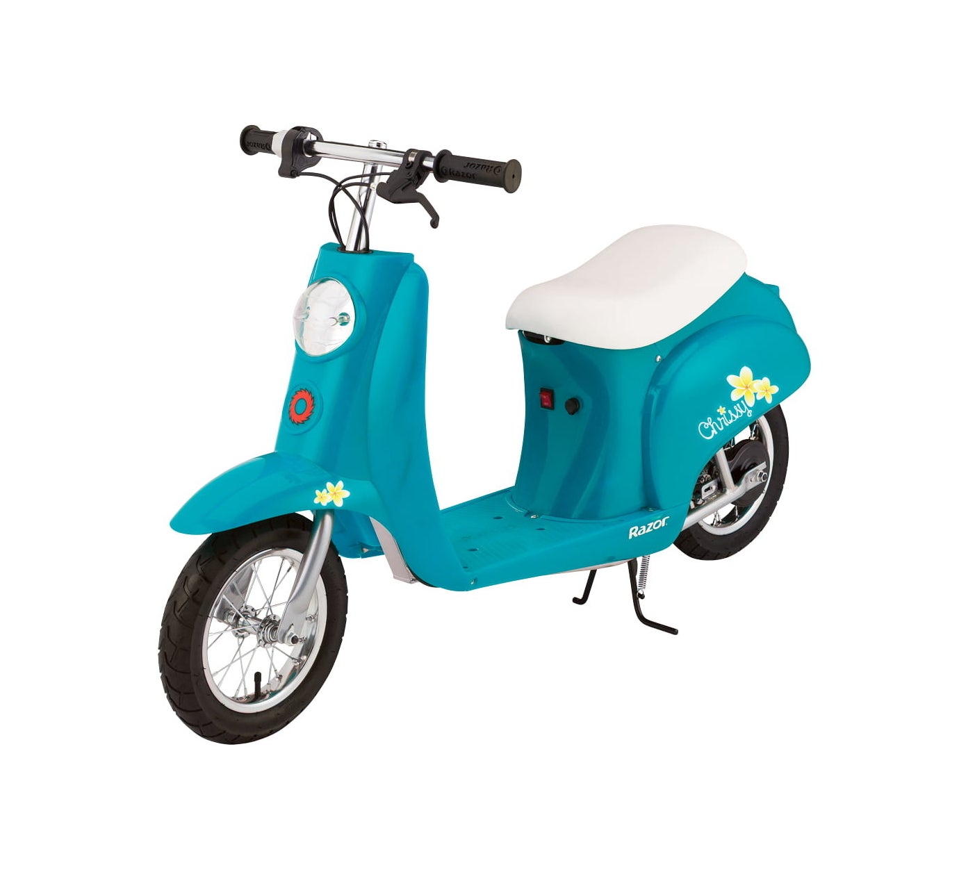 the scooter in green