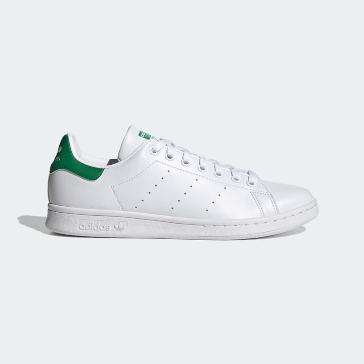 stan smith adidas shoes with green accents