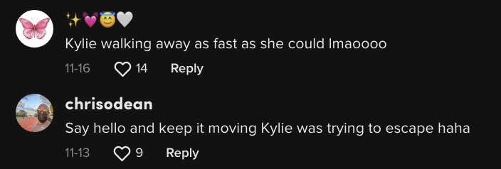 more comments saying the two don&#x27;t know each other